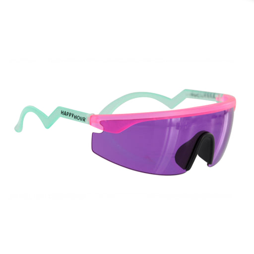 Happy Hour Accelerator Sunglasses - Pink/Turq | Underground Skate Shop
