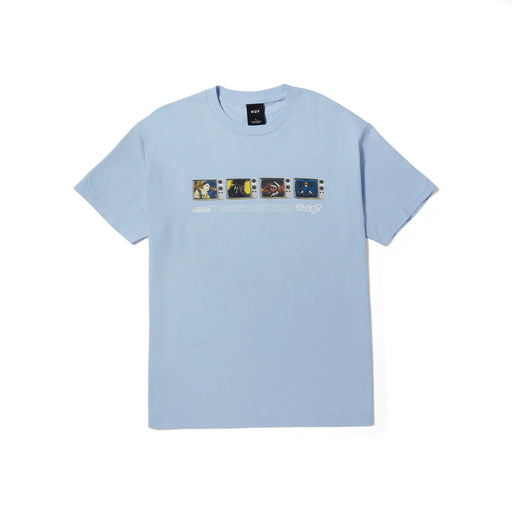 HUF x Gundam Broadcasting T-Shirt - Light Blue | Underground Skate Shop