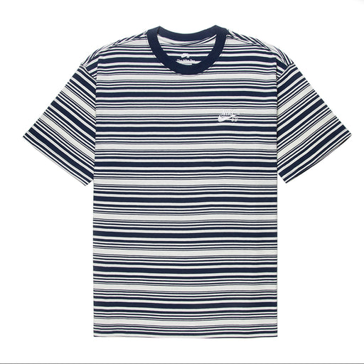 Nike SB M90 Striped Skate T-Shirt - Blue/White FQ3711-410 Front