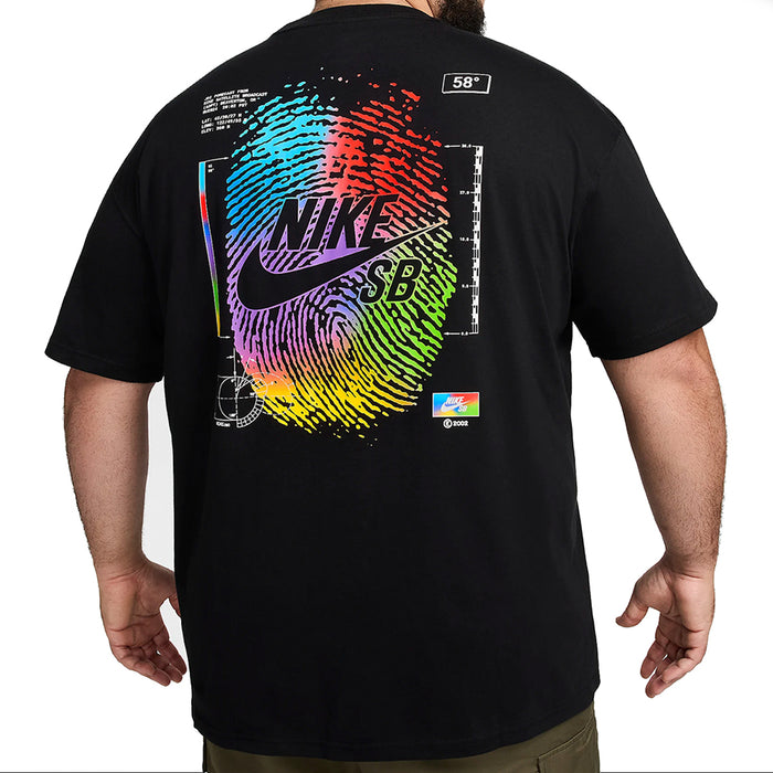 Nike SB Thumbprint T-Shirt - Black FV3501-010 Back