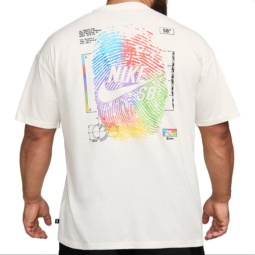 Nike SB Thumbprint T-Shirt - Cream Sail FV3501-133 Back