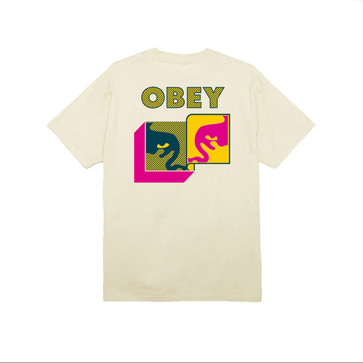 Obey Post Modern T-Shirt - Cream | Underground Skate Shop