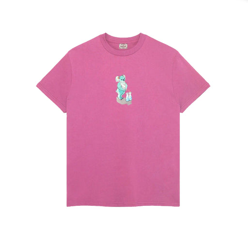 Passport x EvisenSake T-Shirt - Pink Milk | Underground Skate Shop