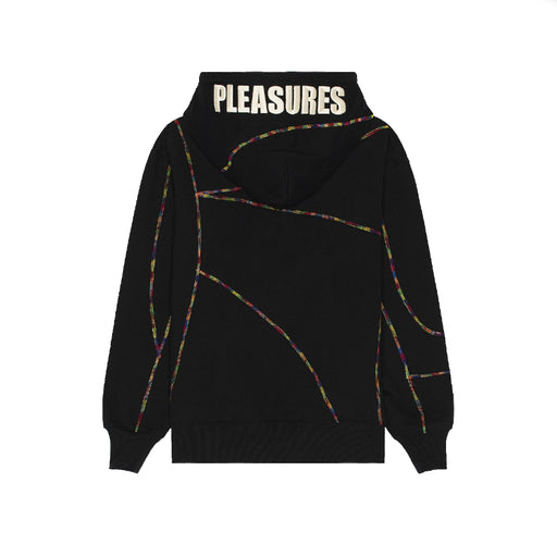 Pleasures Vein Hoodie - Black | Underground Skate Shop
