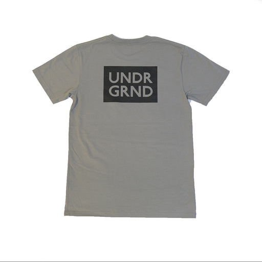 Underground Box Logo T-Shirt - Granite Grey | Underground Skate Shop
