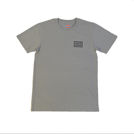 Underground Box Logo T-Shirt - Granite Grey | Underground Skate Shop