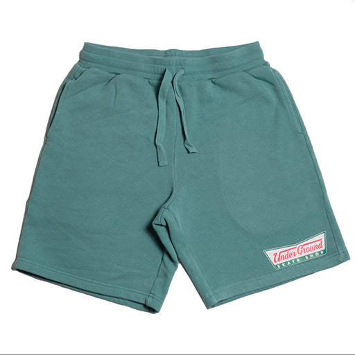 Underground Donut Shorts - Faded Teal Front
