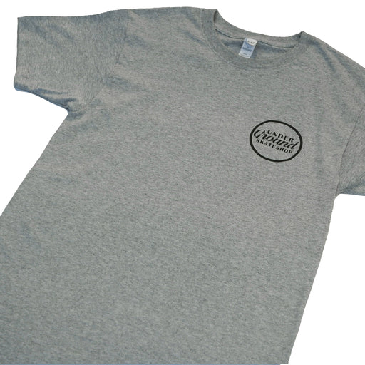 Underground Grey Heather T-Shirt - Natural | Underground Skate Shop