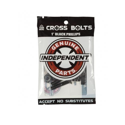 Indy Cross Bolts Hardware - Phillips 1" | Underground Skate Shop