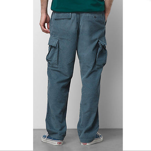 Vans Cargo Cord Loose Tapered Pant - Stormy Blue/Grey | Underground Skate Shop