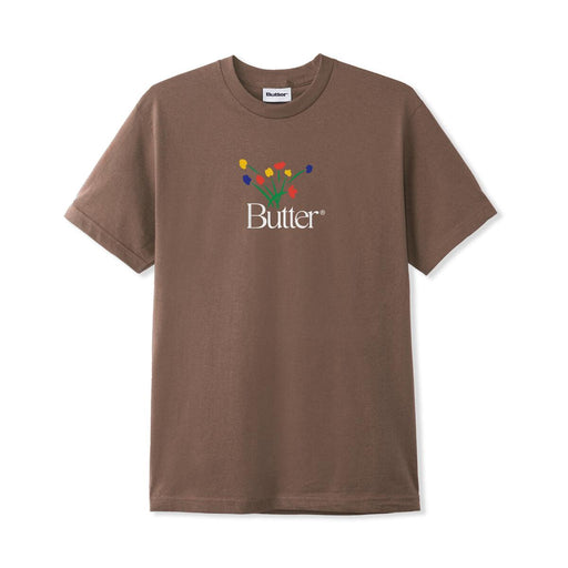 Butter Goods Bouquet T-Shirt - Brown | Underground Skate Shop