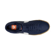 Nike SB Blazer Mid Orange Label ISO - Navy Leather/Gum FJ1680-400 | Underground Skate Shop