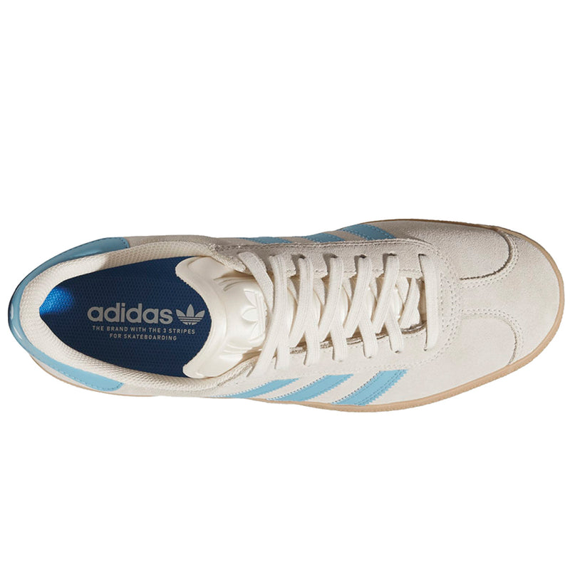 Adidas Gazelle ADV - Wonder White/Blue/Gum Top