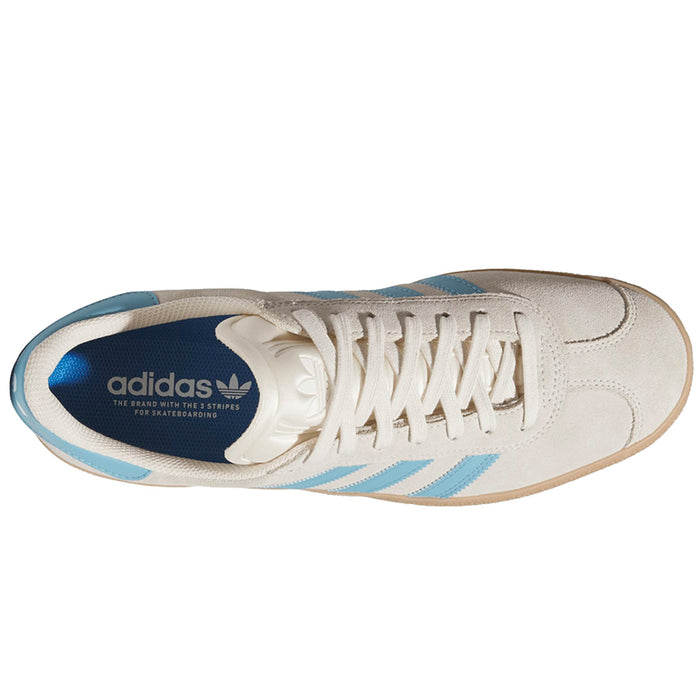 Adidas Gazelle ADV - Wonder White/Blue/Gum | Underground Skate Shop Adidas Gazelle ADV - Wonder White/Blue/Gum | Underground Skate Shop