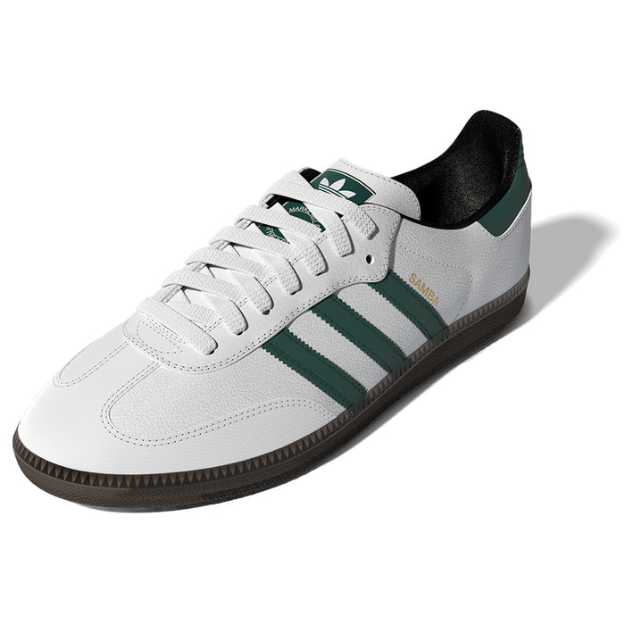 Adidas Samba ADV - White/Hunter Green/Gum | Underground Skate Shop Adidas Samba ADV - White/Hunter Green/Gum | Underground Skate Shop