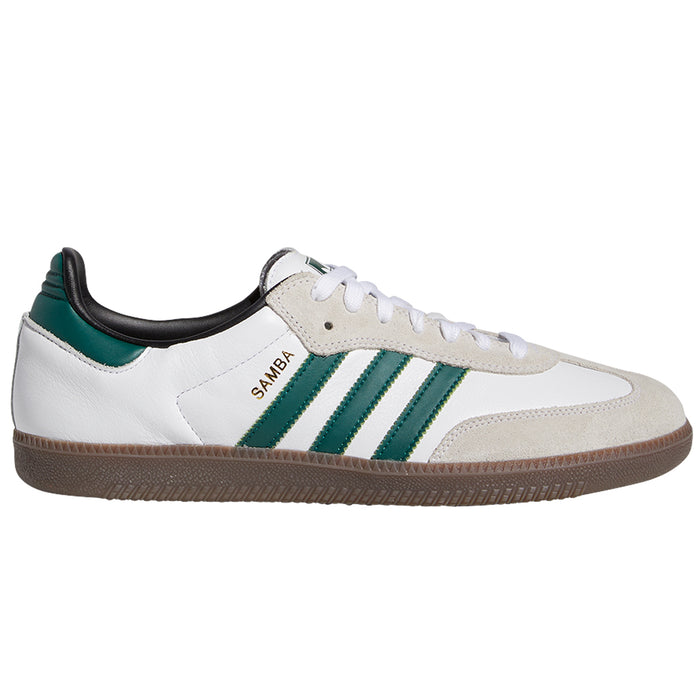 Adidas Samba ADV - White/Hunter Green/Gum | Underground Skate Shop Adidas Samba ADV - White/Hunter Green/Gum | Underground Skate Shop