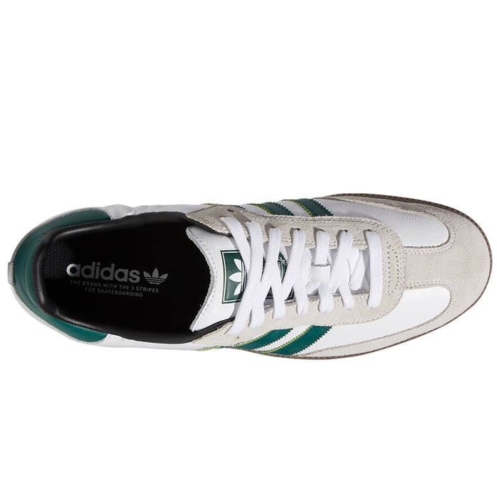 Adidas Samba ADV - White/Hunter Green/Gum | Underground Skate Shop Adidas Samba ADV - White/Hunter Green/Gum | Underground Skate Shop