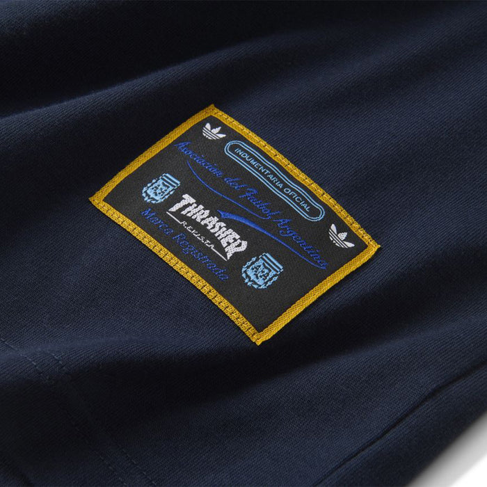 Adidas X Thrasher X Argentina Football Association T-Shirt - Navy