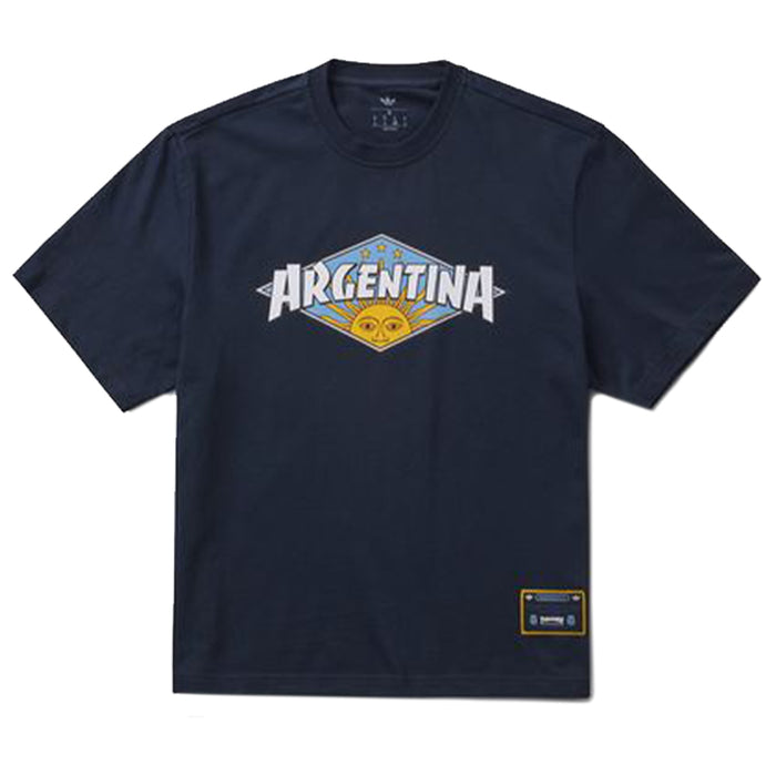 Adidas X Thrasher X Argentina Football Association T-Shirt - Navy