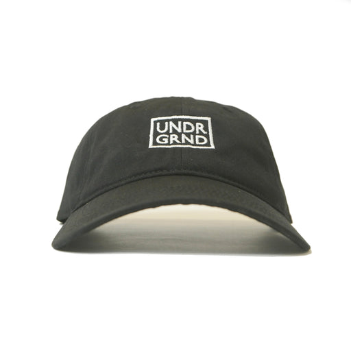 Underground Box Logo Ball Hat - Black | Underground Skate Shop