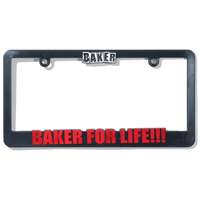 Baker For Life License Plate
