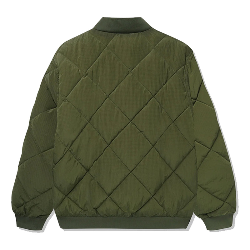 Butter Alpine Bomber Jacket - Green Back
