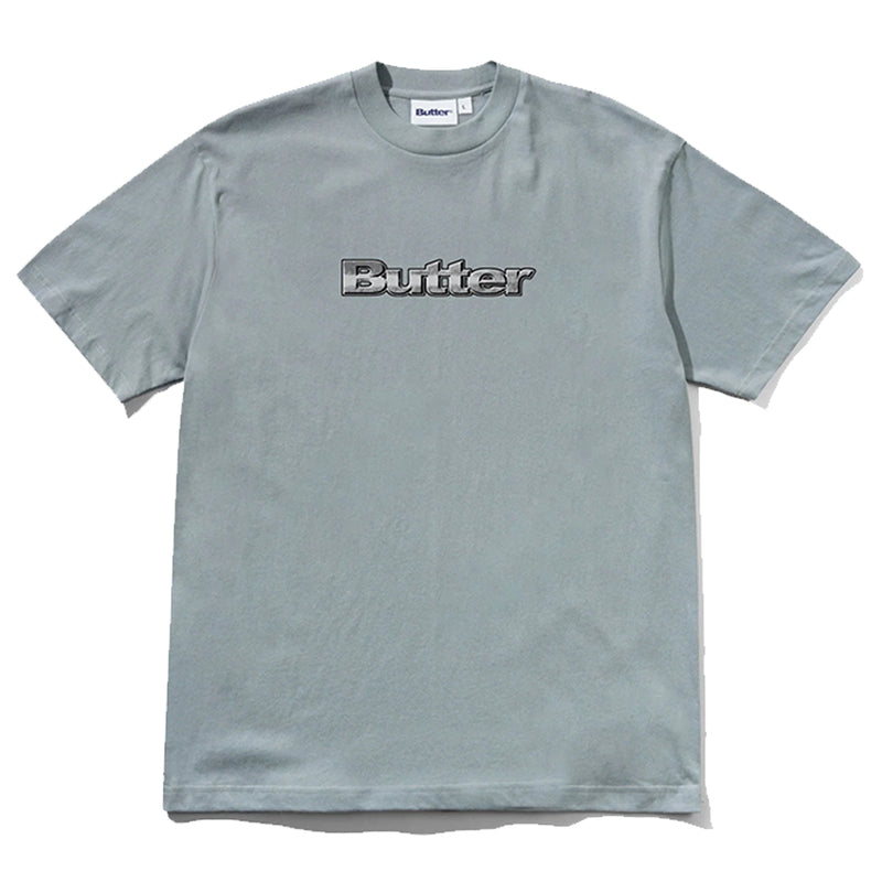 Butter Goods Alloy Logo T-Shirt - Dull Ocean