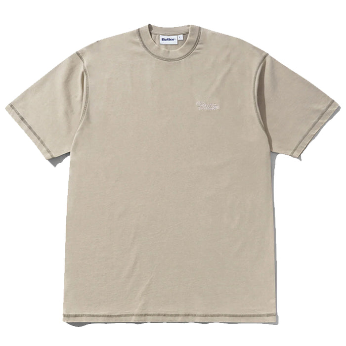 Butter Goods Jive Overlock Stitch T-Shirt - Grey