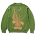 Butter Goods Newcomer Reversible Knit Sweater - Grass Reversed