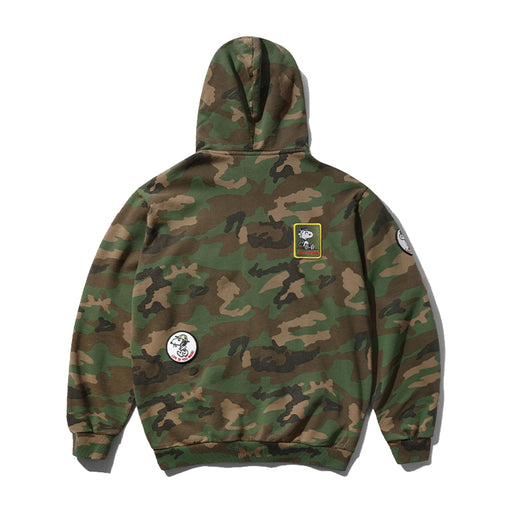Butter Goods Patches Zip-Up Hoodie - Camo Back