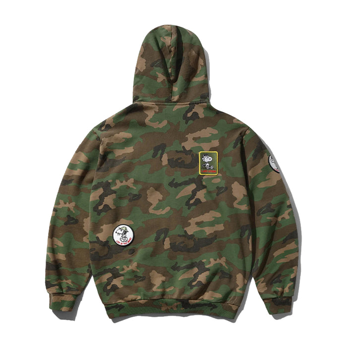 Butter Goods Patches Zip-Up Hoodie - Camo Back
