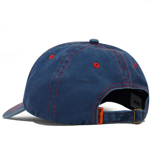 Butter Goods Rounded Logo 6 Panel Cap - Navy Back