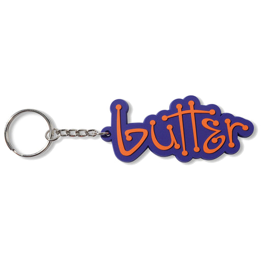 Butter Goods Rubber Key Chain - Navy
