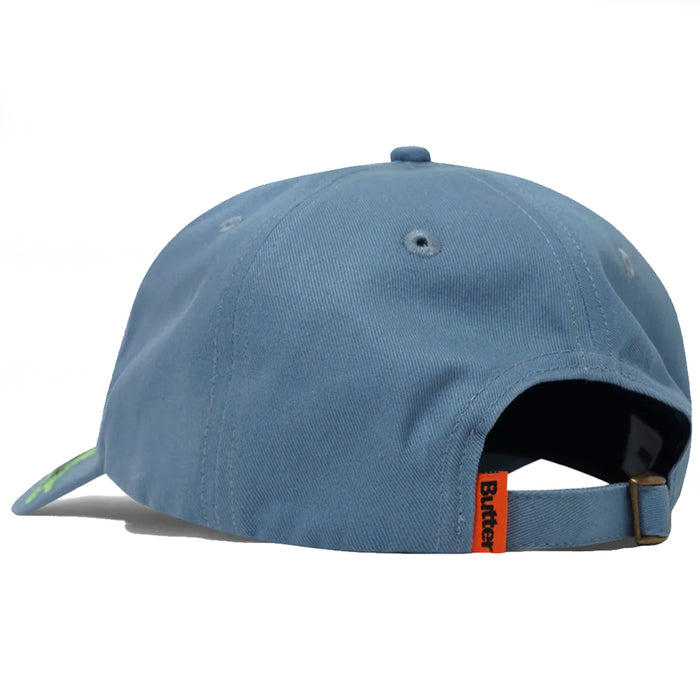 Butter Goods Stars 6 Panel Cap - Pacific Blue Back