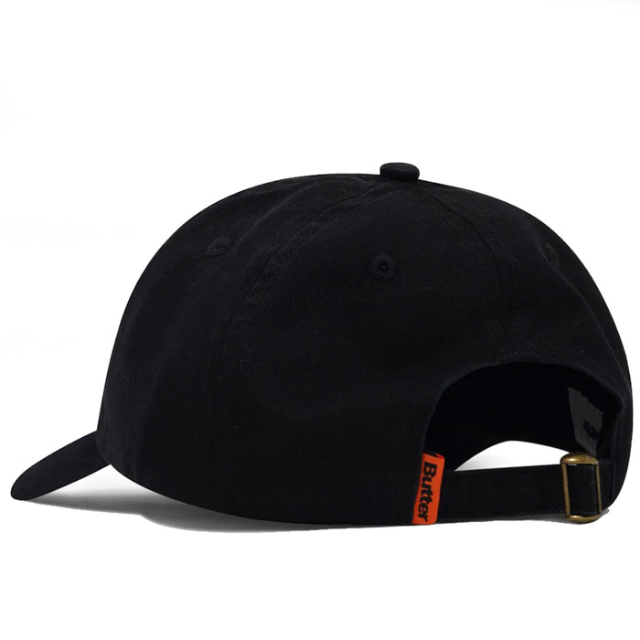 Butter Goods Transit 6 Panel Cap - Black Back