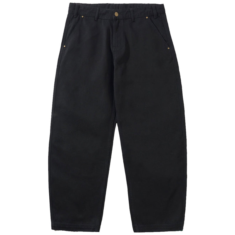 Butter Goods Work Pants - Black Front