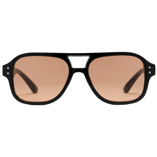 CHPO Cocas Sunglasses - Black/Light Orange Front