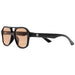 CHPO Cocas Sunglasses - Black/Light Orange Side