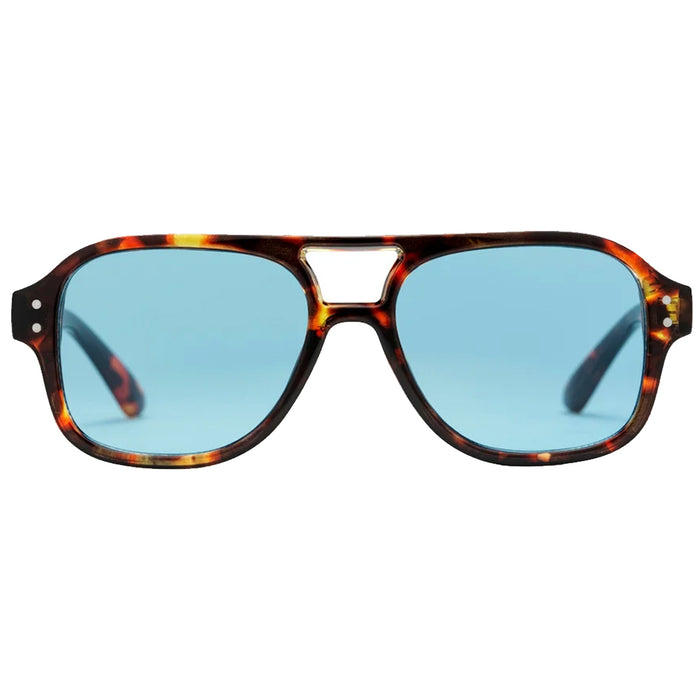 CHPO Cocas Sunglasses - Turtle/Light Blue Front