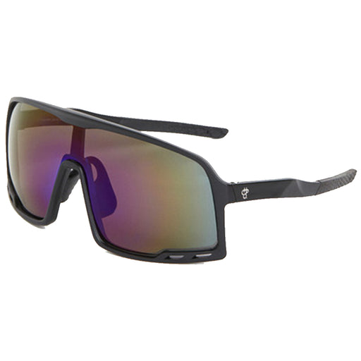 CHPO Henrik Sunglasses - Black/Purple Mirror Back