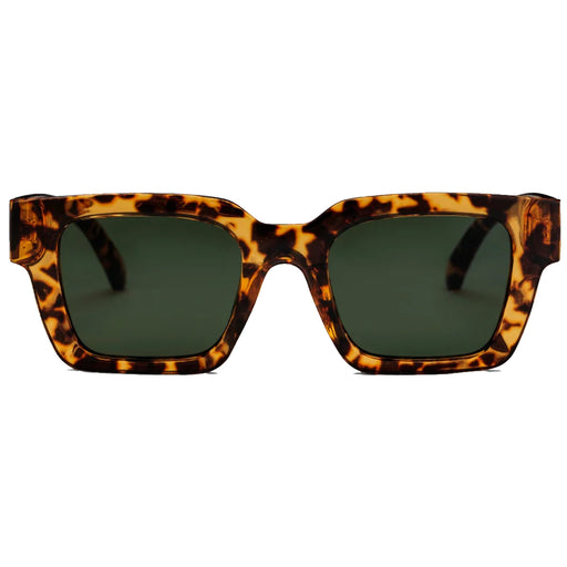 CHPO Max Sunglasses - Leopard/Moss Front