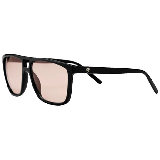 CHPO Siljan Sunglasses - Black/Light Orange Side