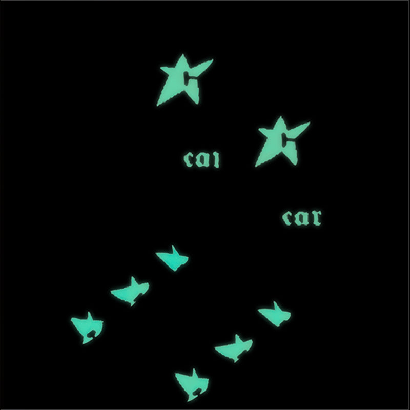 Carpet C-Star Glow in the Dark Socks - Glow