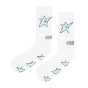 Carpet C-Star Glow in the Dark Socks - White 