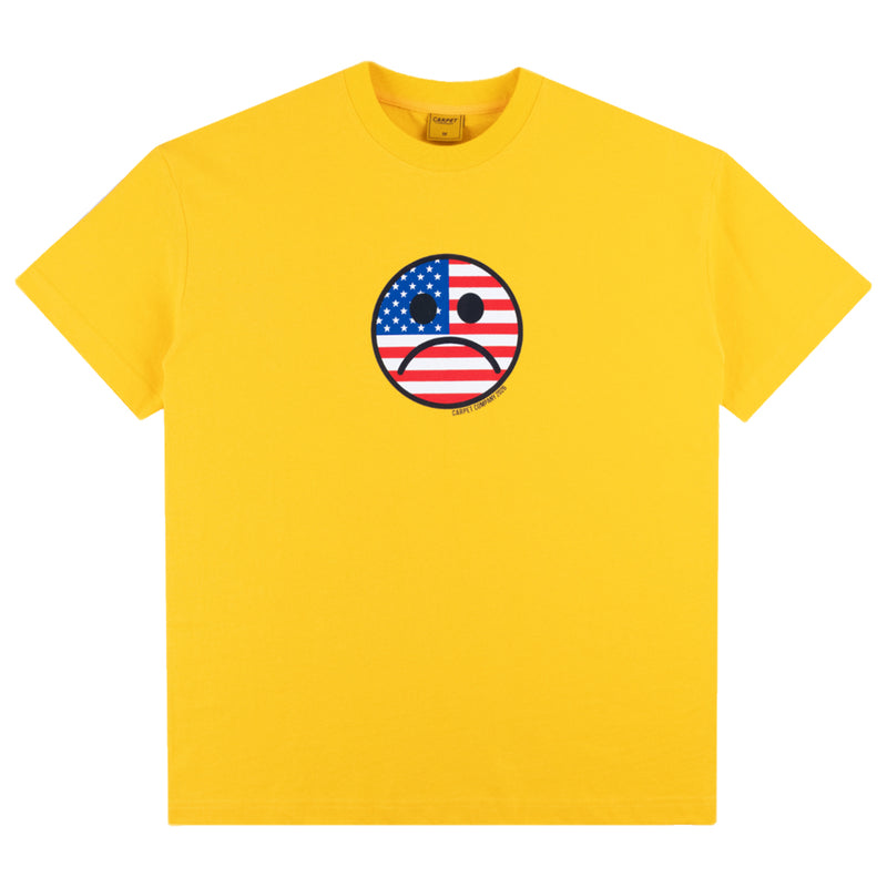 Carpet Company American Sad T-Shirt - Yellow