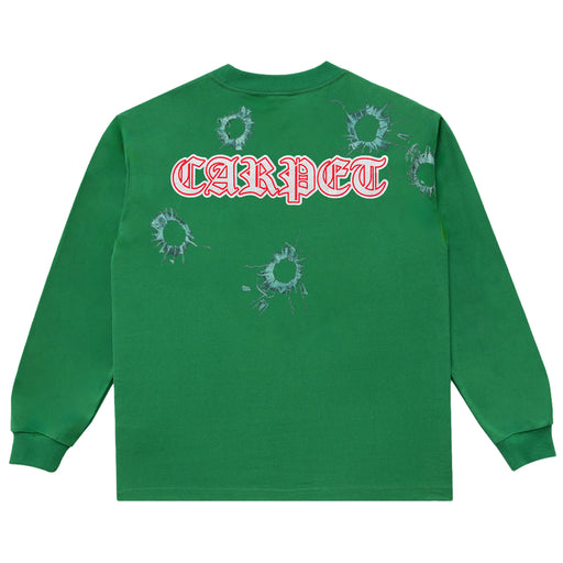 Carpet Company Body Count Longsleeve T-Shirt - Green Back