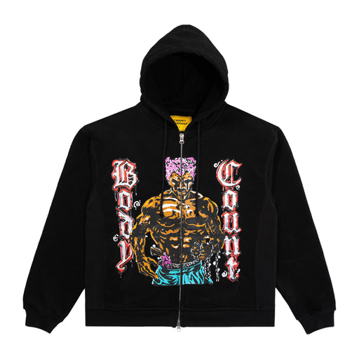 Carpet Company Body Count Zip Up - Black Front