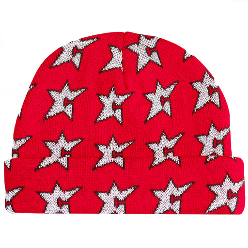Carpet Company C-Star Beanie - Red/Silver