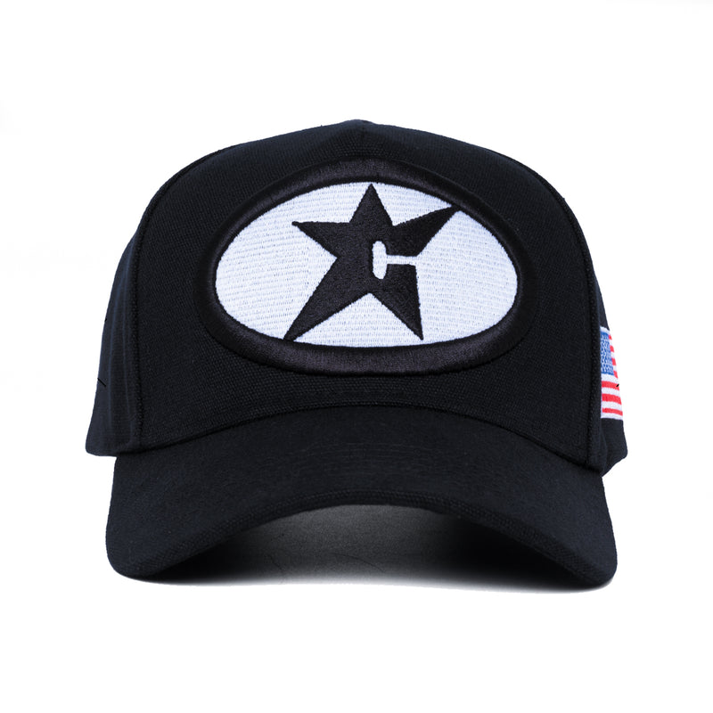 Carpet Company C-Star Glow in the Dark Hat - Black Front