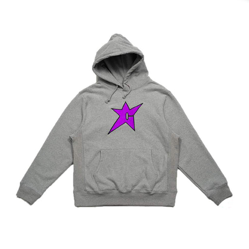 Carpet Company C Star Logo Hoodie - Grey/Purple | Underground Skate Shop